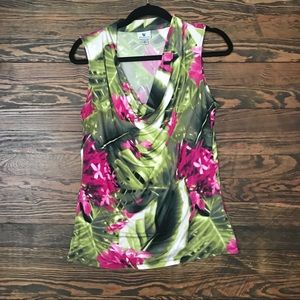 worthington | cowl neck sleeveless top | m